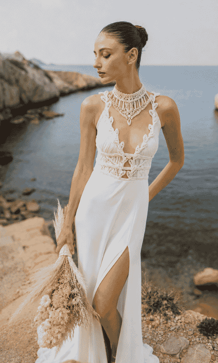 Quels bijoux de mariée pour une robe en macramé ?