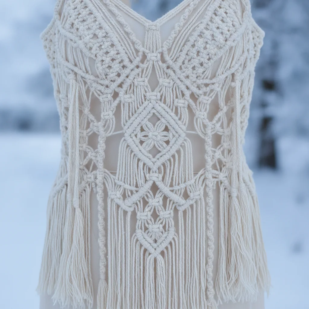 macramé robe mariée hiver macramé robe mariée hiver