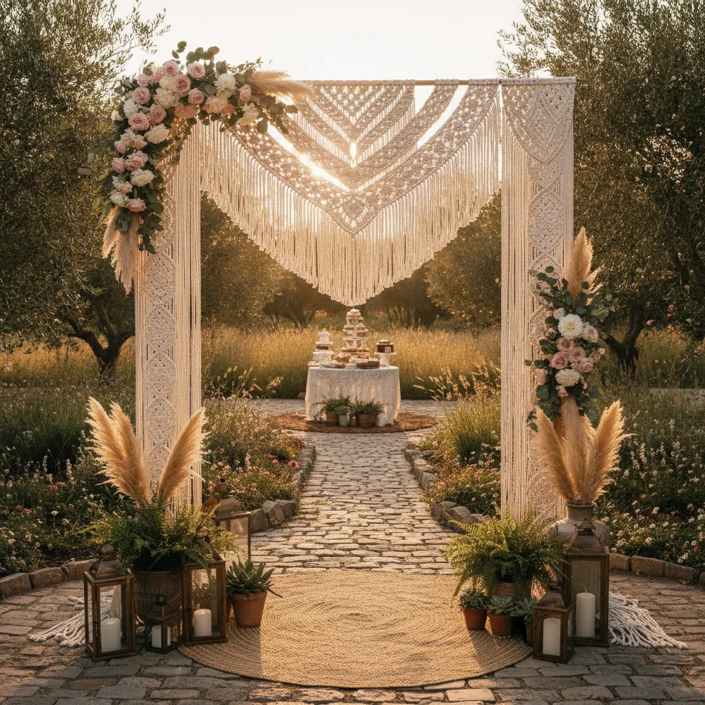 Techniques de nouage macramé nuptial | Guide complet